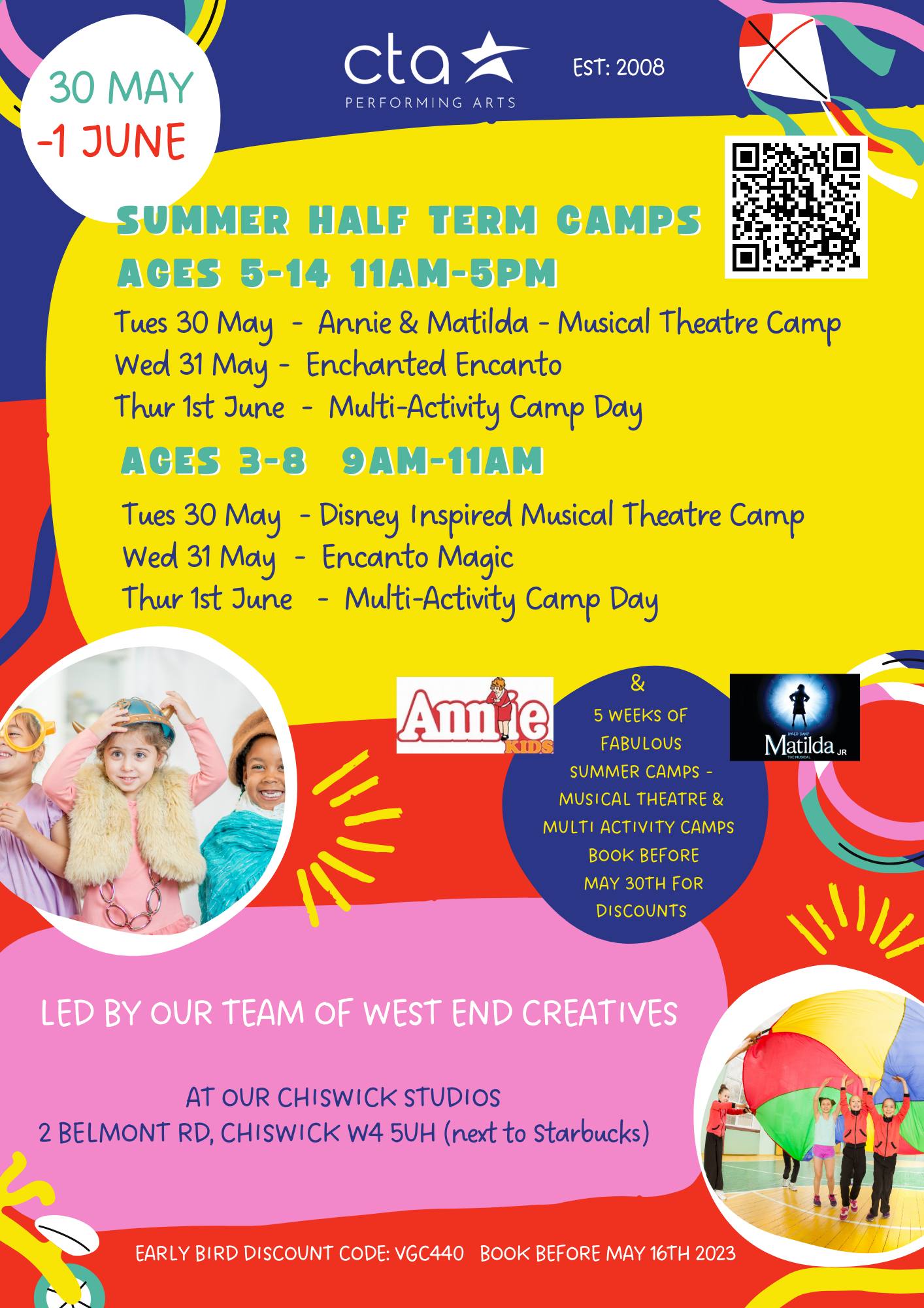 Holiday Camps 2023 - CTA Performing Arts